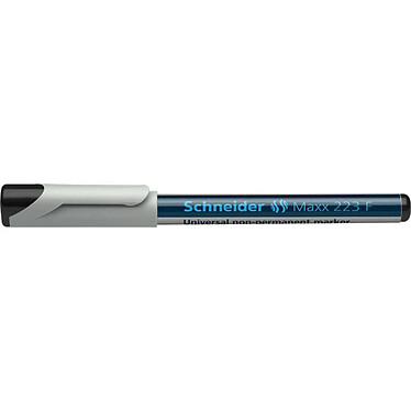 SCHNEIDER Marqueur universel Maxx 223 Pointe Fine non-Permanent noir x 10