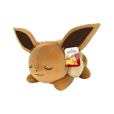 Pokémon - Peluche Evoli endormi 45 cm