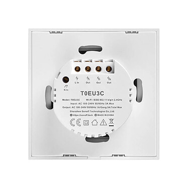 Sonoff - Interrupteur connecté Wifi T0EU3C-TX pas cher