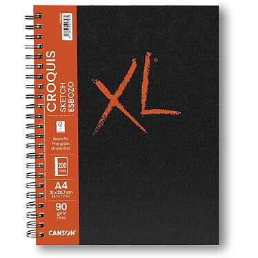 CANSON Carnet de dessin XL BOOK CROQUIS, A4