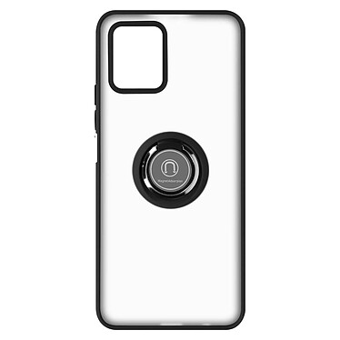 Avizar Coque pour Vivo Y01 Bi-matière Bague Métallique Support Vidéo  noir