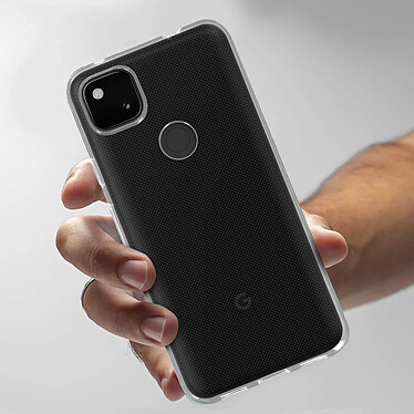 Avis Avizar Coque Google Pixel 4A Souple et Film Verre Trempé Dureté 9H transparent