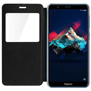 Avis Avizar Etui Honor 7X Housse Clapet à Fenêtre Fonction Support - Noir