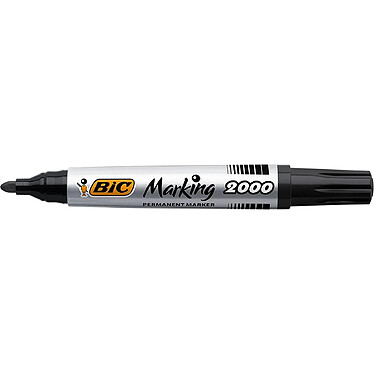 Avis BIC Marqueur Permanent MARKING 2000 pointe Ogive Large Noir x 12