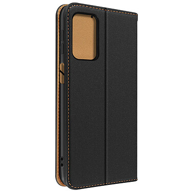 Avizar Housse pour Samsung Galaxy A23 5G et M23 5G Cuir Véritable Clapet Porte-carte Support Vidéo  Noir