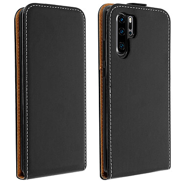 Avizar Etui Huawei P30 Pro Housse Clapet Vertical Porte-carte Noir