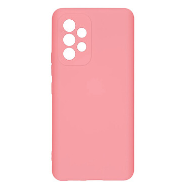 Avizar Coque pour Samsung Galaxy A53 5G Silicone Semi-rigide Finition Soft-touch Fine  Rose Pâle