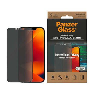 Avis PanzerGlass Verre de protection Privacy pour iPhone 14/13/13 Pro (PG-P2771)