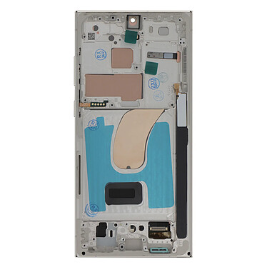 Acheter Clappio Bloc Complet pour Samsung Galaxy S23 Ultra Écran OLED et Vitre Tactile Beige