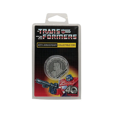 Transformers - Pièce de collection Transformers 40th Anniversary 4 cm pas cher