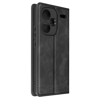 Avizar Étui pour Xiaomi Redmi Note 13 Pro Plus Portefeuille et Support Vidéo  Noir