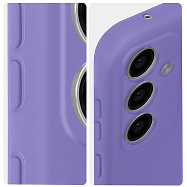 Avizar Coque pour Samsung Galaxy S23 FE Semi-rigide Soft-touch Fast Cover Violet pas cher