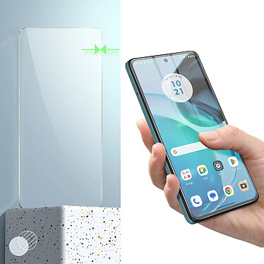 Avizar Verre Trempé pour Motorola Moto G72 Dureté 9H Anti-rayures Anti-traces  transparent pas cher