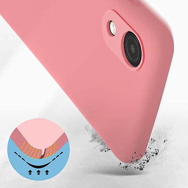 Avis Avizar Coque pour Samsung Galaxy A03 Core Silicone Semi-rigide Finition Soft-touch Fine rose