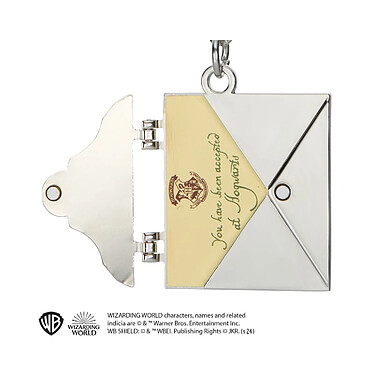 Avis Harry Potter - Porte-clés métal Poudlard Acceptance Letter