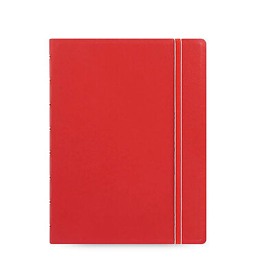 FILOFAX Carnet de notes 'Notebook Classic Vif' rechargeable format A5, Rouge