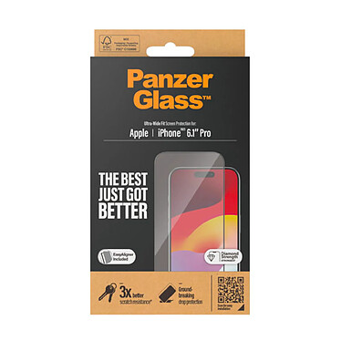 Avis PanzerGlass Protection d'écran Ultra-Wide Fit pour iPhone 15 Pro (PG-2810)