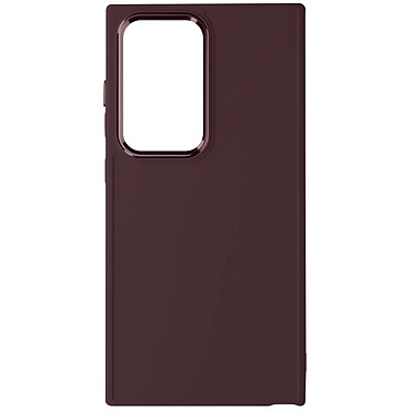 Avizar Coque pour Samsung Galaxy S24 Ultra Rigide Contour Caméra Métallisé Bordeaux