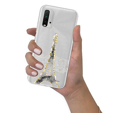 LaCoqueFrançaise Coque Xiaomi Redmi 9T 360 intégrale transparente Motif Illumination de paris Tendance pas cher