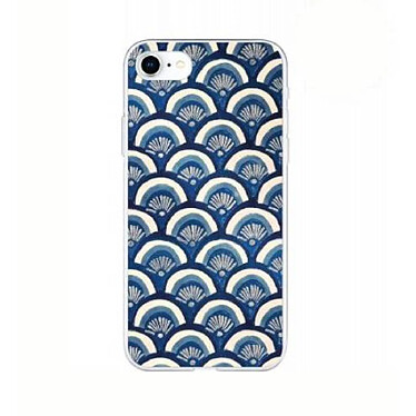 BigBen Connected Coque pour iPhone SE 2022/SE/8/7/6S/6 Hybride avec Motifs imprimés Bleu