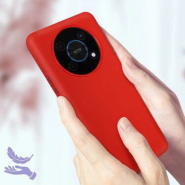 Acheter Avizar Coque pour Honor Magic 4 Lite Silicone Semi-rigide Finition Soft-touch Fine  Rouge