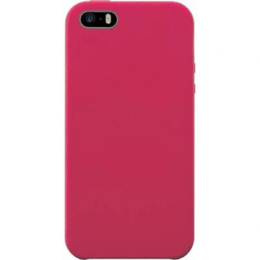 BigBen Connected Coque pour iPhone 5/5S/SE Rigide Soft touch en Silicone Rouge