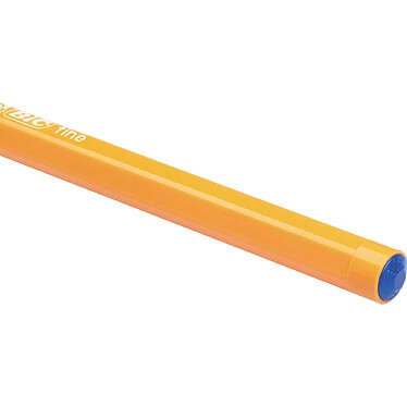 BIC Stylo bille ORANGE Pointe Fine 0,7mm Encre Bleue x 20 pas cher