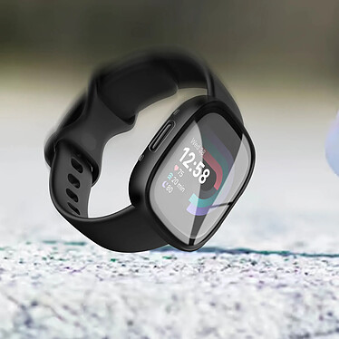 Acheter Avizar Coque Noire avec Verre Trempé pour FitBit Versa 4 et FitBit Sense 2