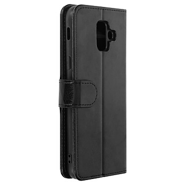 Avizar Housse Samsung Galaxy A6 Etui Folio Portefeuille Fonction Support Noir