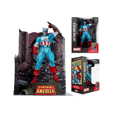 Marvel - Statuette 1/6 Captain America (The Amazing Spider-Man 323) 28 cm pas cher