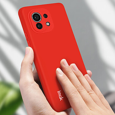 Avis iMak Coque pour Xiaomi Mi 11 Silicone Gel Flexible Fine Légère  Rouge