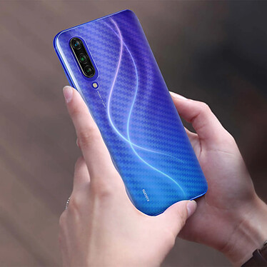 Avis iMak Film Arrière pour Xiaomi Mi 9 Lite Latex Effet Carbone Anti-rayures  Transparent