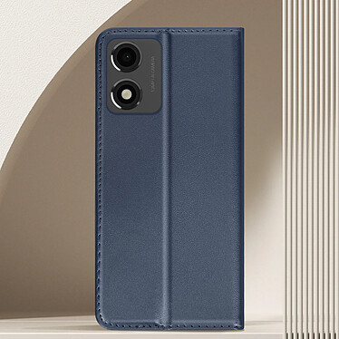 Acheter Avizar Étui pour Motorola Moto E14 Clapet Porte-carte Magnétique Bleu Nuit