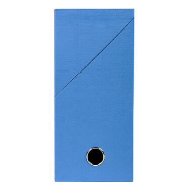 EXACOMPTA Boite transfert Dos 120mm papier toilé - Bleu clair x 5