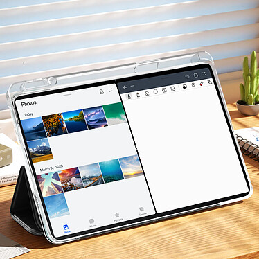 Avis Avizar Housse pour Xiaomi Pad 6 et 6 Pro Support Multi-positions Mise en veille  Noir