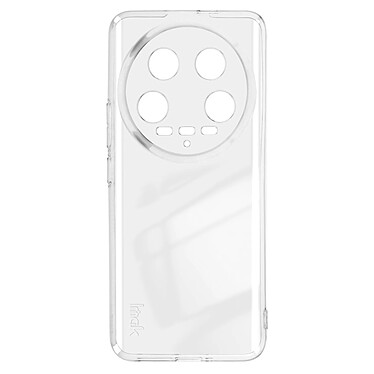 iMak Coque Silicone pour Xiaomi 14 Ultra Bloc Caméra Protégé Design Fin Transparent