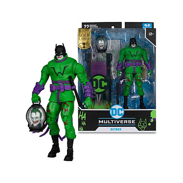 Acheter DC Multiverse - Figurine Batman (Batman: Last Knight on Earth) Jokerized (Gold Label) 18 cm