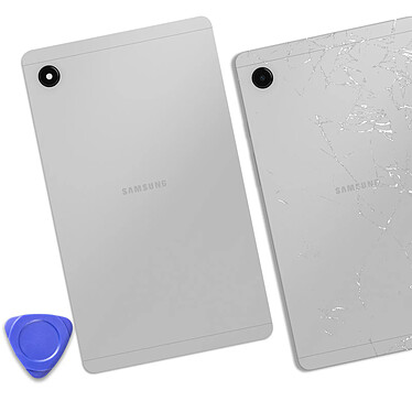 Acheter Clappio Châssis pour Samsung Galaxy Tab A9 avec Cache batterie de remplacement Argent