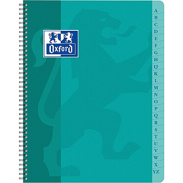 OXFORD Carnet Répertoire 90g spirale 17 x 22 cm 5x5 100 pages Coloris Aléatoire pas cher