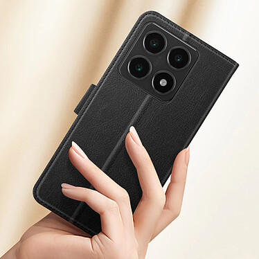 Acheter Avizar Étui pour Xiaomi 14T Pro Clapet Portefeuille et Support Vidéo Noir