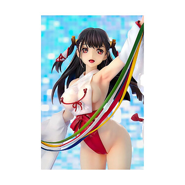 Original Character - Statuette Tight na Oshigoto 2 Shrine Maiden Akane Kagura 25 cm pas cher