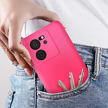 Acheter Avizar Coque pour Xiaomi 13T et 13T Pro Semi-rigide Soft-touch Anti-traces Fuchsia