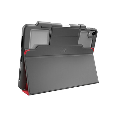 STM Folio Dux Plus compatible iPad Pro 11 (2018 - 1st gen) Rouge EDU pas cher