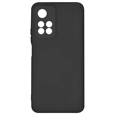 Avizar Coque pour Xiaomi Redmi Note 11 Pro Plus Silicone Semi-rigide Finition Soft-touch Fine  noir