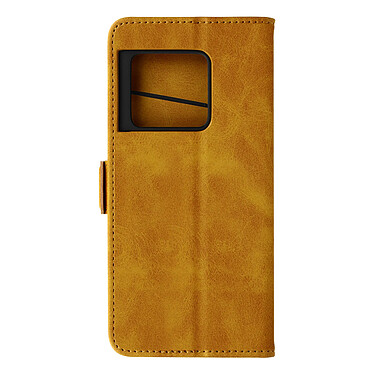 Avizar Étui pour OnePlus 10 Pro 5G Similicuir Porte-carte Double languette magnétique  camel