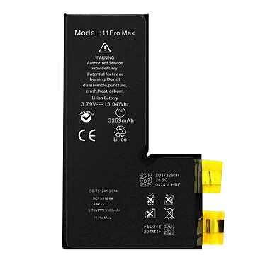 Clappio Batterie Sans BMS pour iPhone 11 Pro Max Capacité 3969mAh