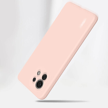 Acheter iMak Coque pour Xiaomi Mi 11 Silicone Gel Flexible Fine Légère  Rose