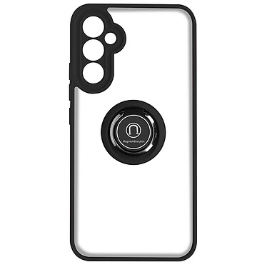 Avizar Coque pour Samsung Galaxy A34 5G bi-matière bague métallique support vidéo  Noir