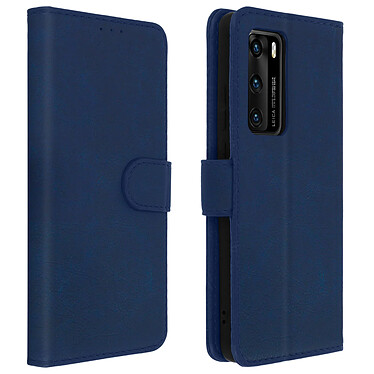 Avizar Étui Huawei P40 Housse Intégrale Porte-carte Fonction Support bleu