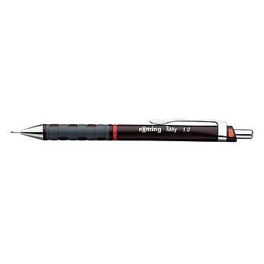 ROTRING Portemines Fin Tikky Grip caoutchouc 1,0 mm Noir